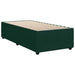 Pat box spring cu saltea, verde închis, 90x200 cm, catifea - WALTI WALTI