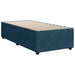 Pat box spring cu saltea, albastru, 90x200 cm, catifea - WALTI WALTI