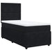 Pat box spring cu saltea, negru, 100x200 cm, catifea - WALTI WALTI