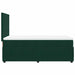 Pat box spring cu saltea, verde închis, 100x200 cm, catifea - WALTI WALTI