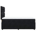 Pat box spring cu saltea, negru, 100x200 cm, catifea - WALTI WALTI