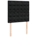 Pat box spring cu saltea, negru, 100x200 cm, catifea - WALTI WALTI