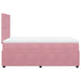 Pat box spring cu saltea, negru, 120x190 cm, catifea - WALTI WALTI