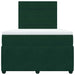 Pat box spring cu saltea, verde închis, 120x190 cm, catifea - WALTI WALTI