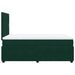 Pat box spring cu saltea, verde închis, 120x190 cm, catifea - WALTI WALTI