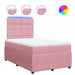 Pat box spring cu saltea, negru, 120x190 cm, catifea - WALTI WALTI