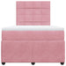 Pat box spring cu saltea, negru, 120x190 cm, catifea - WALTI WALTI