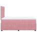 Pat box spring cu saltea, negru, 120x190 cm, catifea - WALTI WALTI