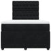 Pat box spring cu saltea, negru, 120x190 cm, catifea - WALTI WALTI
