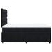Pat box spring cu saltea, negru, 120x190 cm, catifea - WALTI WALTI