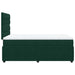 Pat box spring cu saltea, verde închis, 120x190 cm, catifea - WALTI WALTI