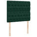 Pat box spring cu saltea, verde închis, 120x190 cm, catifea - WALTI WALTI
