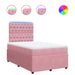 Pat box spring cu saltea, negru, 120x190 cm, catifea - WALTI WALTI