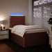 Pat box spring cu saltea, negru, 120x190 cm, catifea - WALTI WALTI