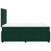 Pat box spring cu saltea, verde închis, 120x190 cm, catifea - WALTI WALTI