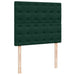 Pat box spring cu saltea, verde închis, 120x190 cm, catifea - WALTI WALTI