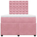 Pat box spring cu saltea, negru, 120x190 cm, catifea - WALTI WALTI