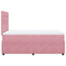 Pat box spring cu saltea, negru, 120x190 cm, catifea - WALTI WALTI