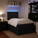 Pat box spring cu saltea, negru, 120x200 cm, catifea - WALTI WALTI
