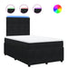 Pat box spring cu saltea, negru, 120x200 cm, catifea - WALTI WALTI