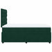 Pat box spring cu saltea, verde închis, 120x200 cm, catifea - WALTI WALTI