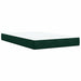 Pat box spring cu saltea, verde închis, 120x200 cm, catifea - WALTI WALTI