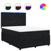 Pat box spring cu saltea, negru, 140x190 cm, catifea - WALTI WALTI