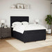 Pat box spring cu saltea, negru, 140x190 cm, catifea - WALTI WALTI
