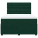 Pat box spring cu saltea, verde închis, 140x190 cm, catifea - WALTI WALTI