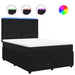 Pat box spring cu saltea, negru, 140x200 cm, catifea - WALTI WALTI