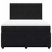 Pat box spring cu saltea, negru, 140x200 cm, catifea - WALTI WALTI
