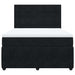 Pat box spring cu saltea, negru, 140x200 cm, catifea - WALTI WALTI
