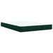 Pat box spring cu saltea, verde închis, 140x200 cm, catifea - WALTI WALTI