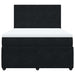 Pat box spring cu saltea, negru, 160x200 cm, catifea - WALTI WALTI