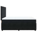 Pat box spring cu saltea, negru, 160x200 cm, catifea - WALTI WALTI