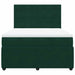 Pat box spring cu saltea, verde închis, 160x200 cm, catifea - WALTI WALTI