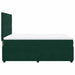 Pat box spring cu saltea, verde închis, 160x200 cm, catifea - WALTI WALTI