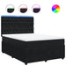 Pat box spring cu saltea, negru, 160x200 cm, catifea - WALTI WALTI