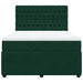 Pat box spring cu saltea, verde închis, 160x200 cm, catifea - WALTI WALTI