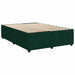 Pat box spring cu saltea, verde închis, 160x200 cm, catifea - WALTI WALTI