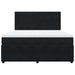 Pat box spring cu saltea, negru, 180x200 cm, catifea - WALTI WALTI