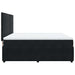 Pat box spring cu saltea, negru, 180x200 cm, catifea - WALTI WALTI