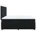 Pat box spring cu saltea, negru, 180x200 cm, catifea - WALTI WALTI