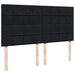 Pat box spring cu saltea, negru, 180x200 cm, catifea - WALTI WALTI