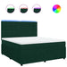Pat box spring cu saltea, verde închis, 180x200 cm, catifea - WALTI WALTI