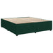 Pat box spring cu saltea, verde închis, 180x200 cm, catifea - WALTI WALTI