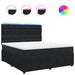 Pat box spring cu saltea, negru, 180x200 cm, catifea - WALTI WALTI