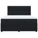 Pat box spring cu saltea, negru, 180x200 cm, catifea - WALTI WALTI