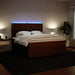 Pat box spring cu saltea, roz, 180x200 cm, catifea - WALTI WALTI