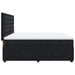 Pat box spring cu saltea, negru, 180x200 cm, catifea - WALTI WALTI